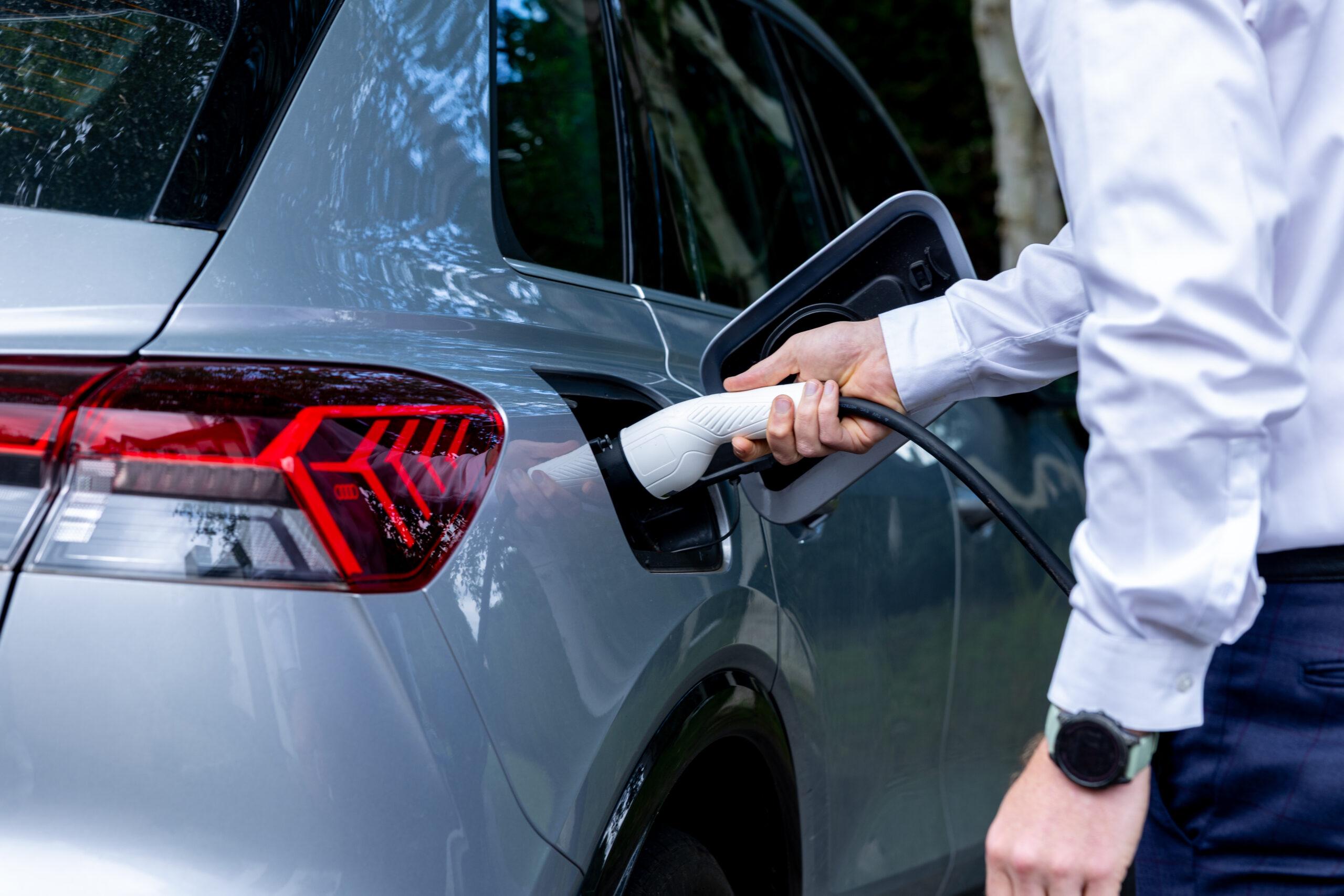 plugging ev charger into car